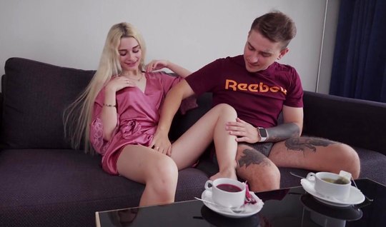 Young Russian couple filming homemade porn...